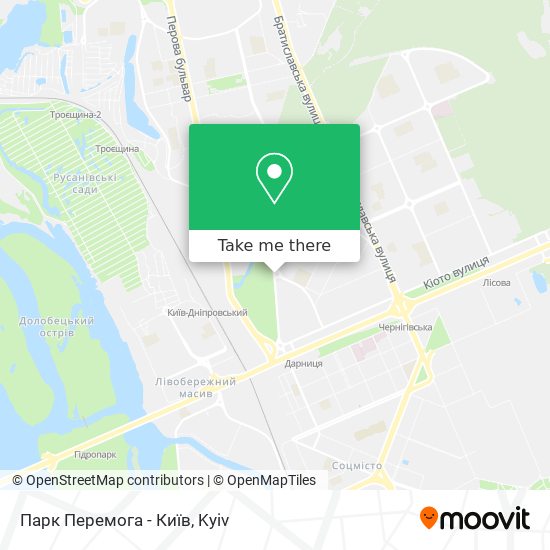 Парк Перемога - Київ map