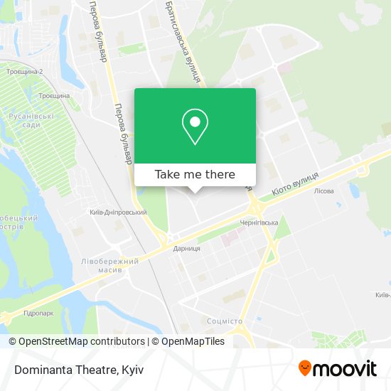 Dominanta Theatre map