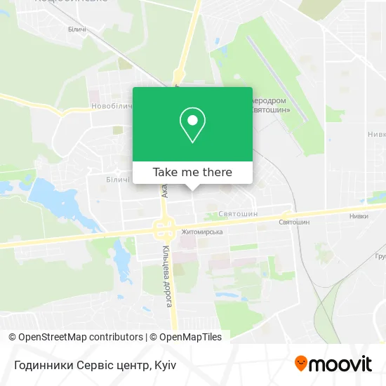 Карта Годинники Сервіс центр