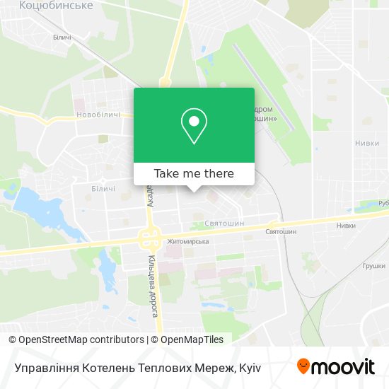 Управління Котелень Теплових Мереж map