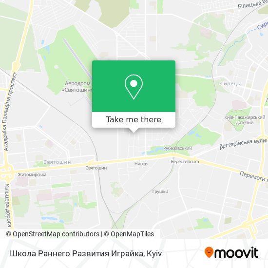 Школа Раннего Развития Играйка map