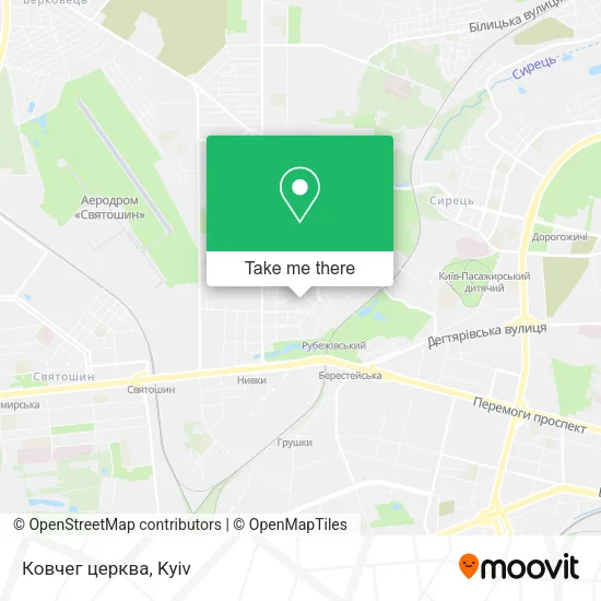 Карта Ковчег церква