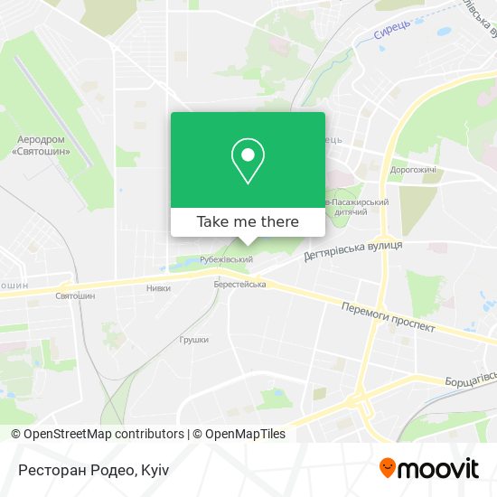 Ресторан Родео map