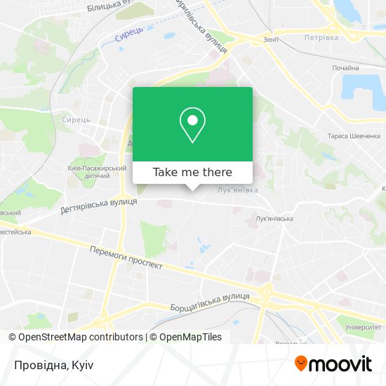 Карта Провідна
