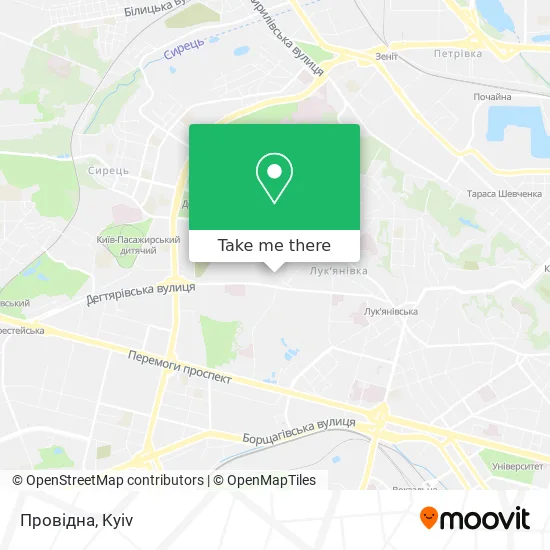 Карта Провідна
