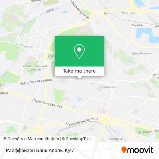 Райффайзен Банк Аваль map