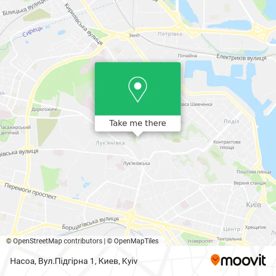 Карта Насоа, Вул.Підгірна 1, Киев