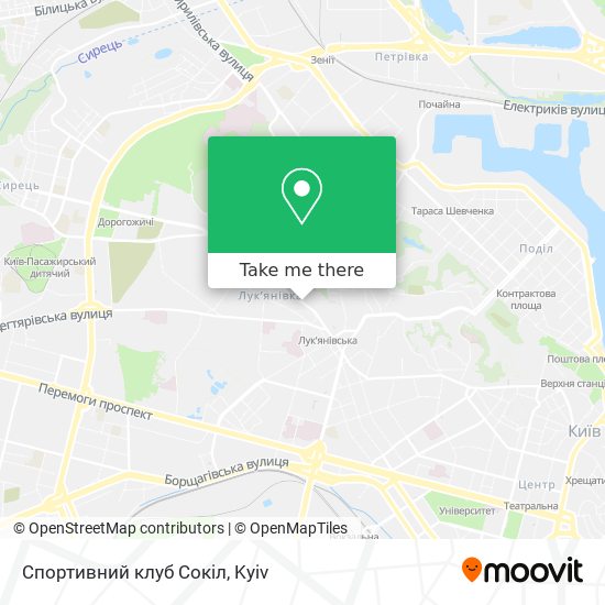 Спортивний клуб Сокіл map