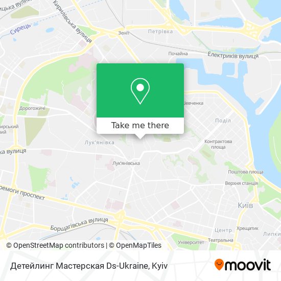 Карта Детейлинг Мастерская Ds-Ukraine