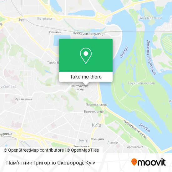 Пам'ятник Григорію Сковороді map