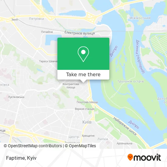 Faptime map