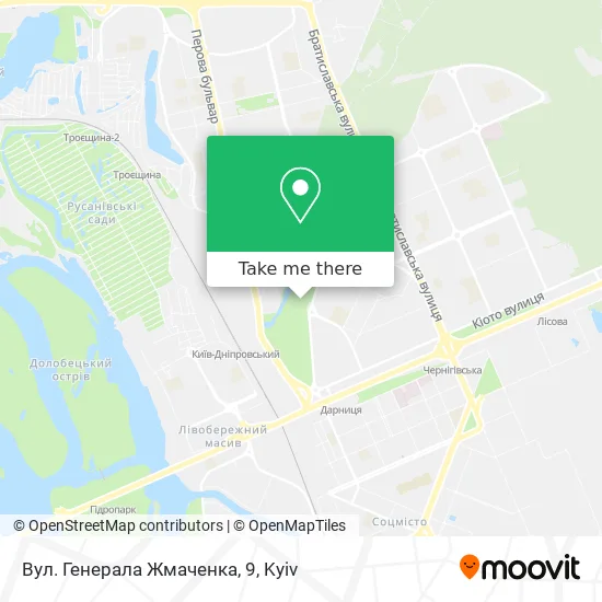 Вул. Генерала Жмаченка, 9 map