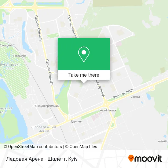 Карта Ледовая Арена - Шалетт