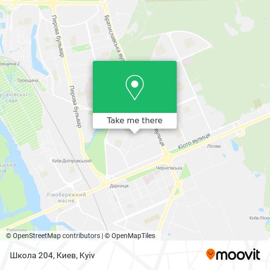 Школа 204, Киев map