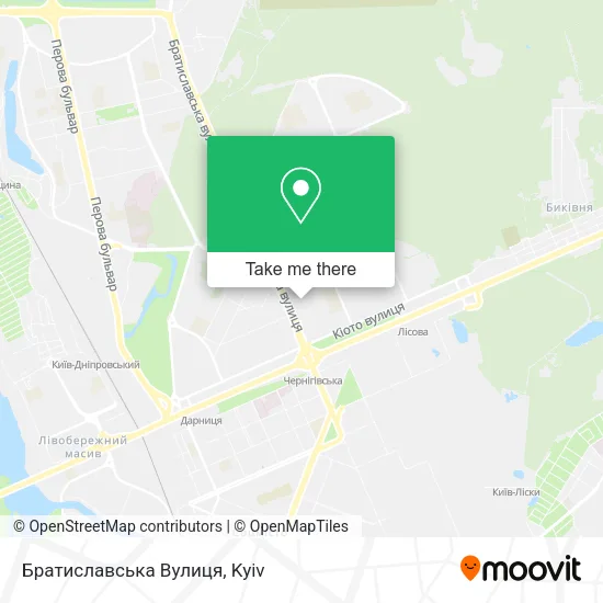 Братиславська Вулиця map