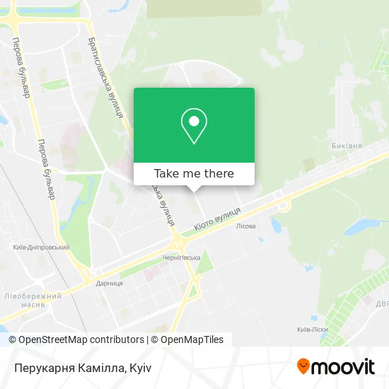 Карта Перукарня Камілла
