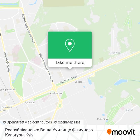 Республіканське Вище Училище Фізичного Культури map