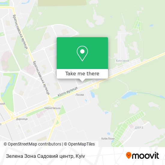 Зелена Зона Садовий центр map