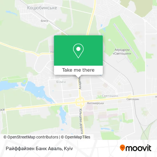Райффайзен Банк Аваль map