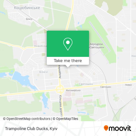 Trampoline Club Ducks map