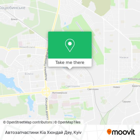 Автозапчастини Кіа Хюндай Деу map