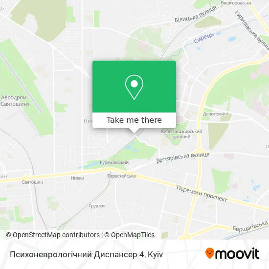 Психоневрологічний Диспансер 4 map