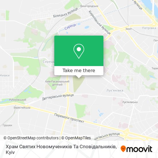 Храм Святих Новомучеників Та Сповідальників map