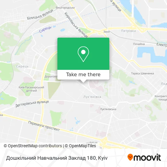 Дошкільний Навчальний Заклад 180 map