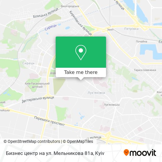 Бизнес центр на ул. Мельникова 81а map