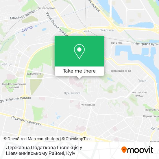 Державна Податкова Інспекція у Шевченківському Районі map