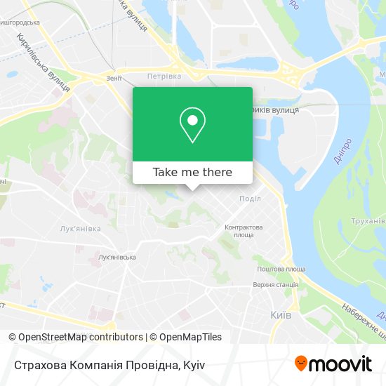 Страхова Компанія Провідна map