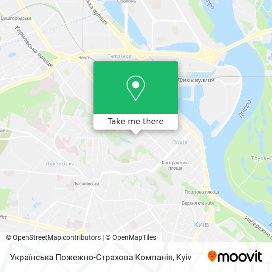 Карта Українська Пожежно-Страхова Компанія