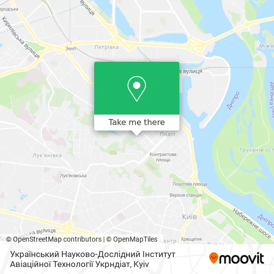 Український Науково-Дослідний Інститут Авіаційної Технології Укрндіат map