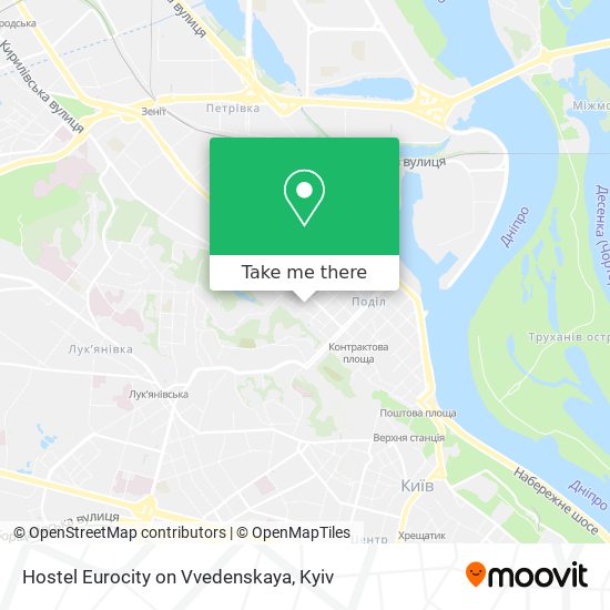 Hostel Eurocity on Vvedenskaya map