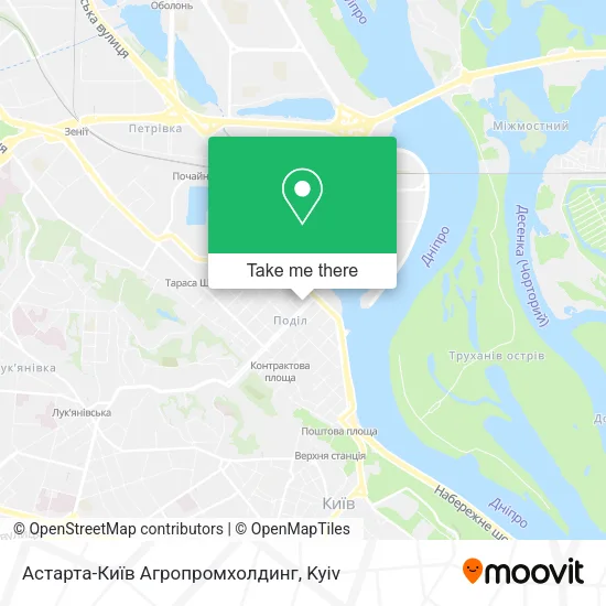 Карта Астарта-Київ Агропромхолдинг