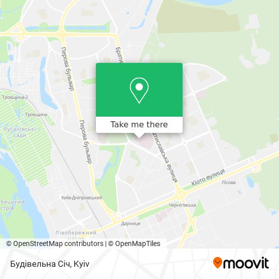 Карта Будівельна Січ