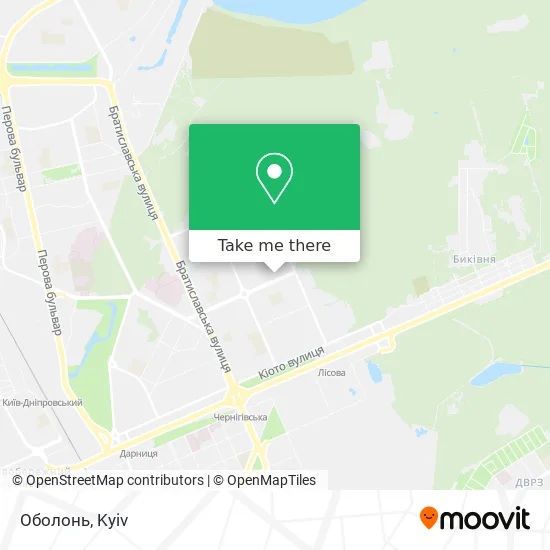 Оболонь map