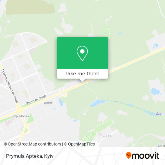 Prymula Apteka map