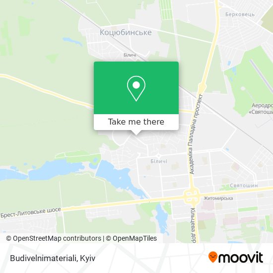 Карта Budivelnimateriali