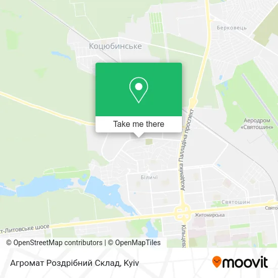 Карта Агромат Роздрібний Склад