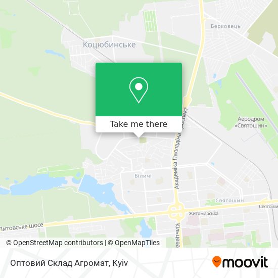 Оптовий Склад Агромат map
