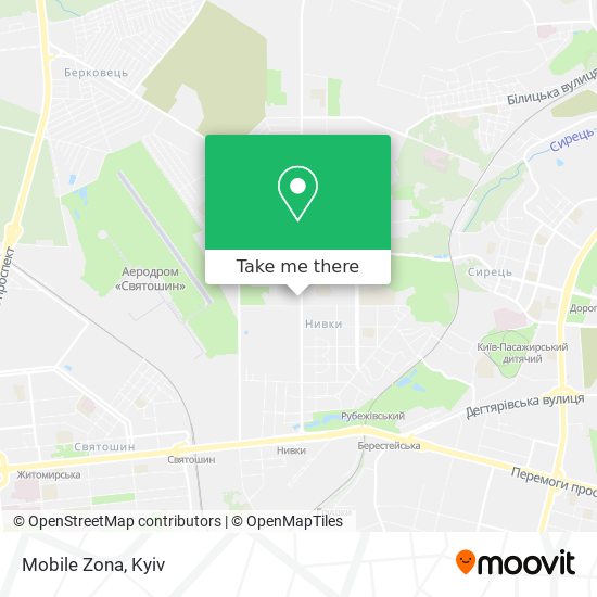Карта Mobile Zona