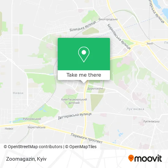 Карта Zoomagazin