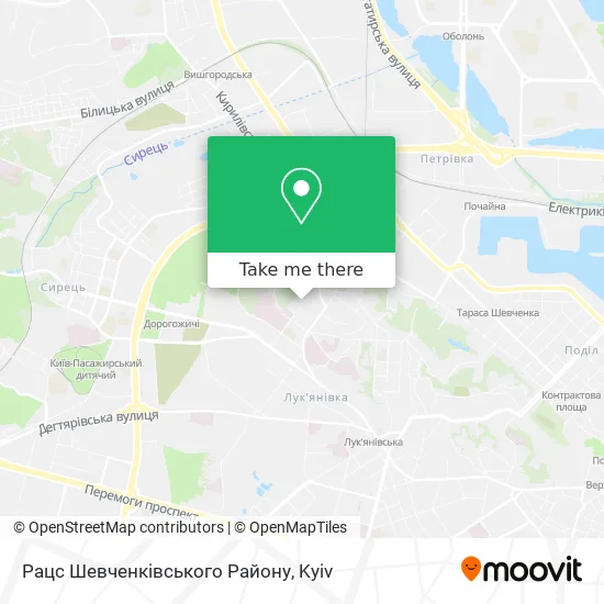 Рацс Шевченківського Району map