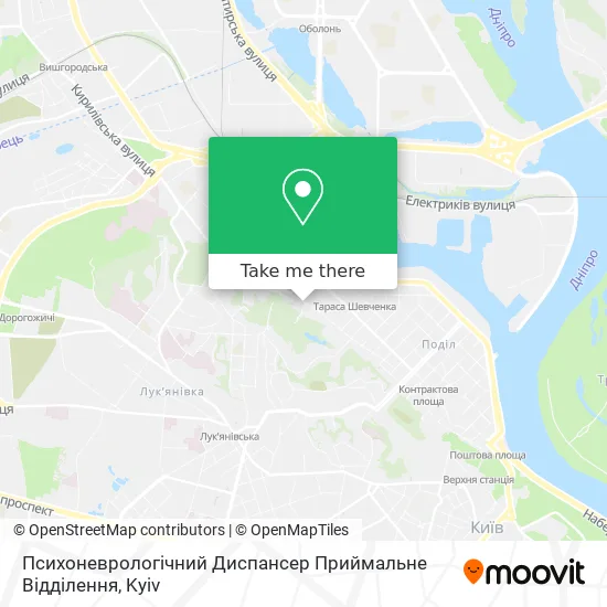 Психоневрологічний Диспансер Приймальне Відділення map