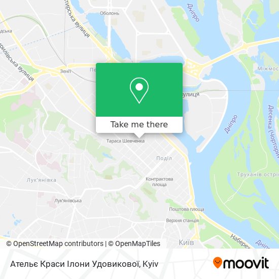 Карта Ательє Краси Ілони Удовикової