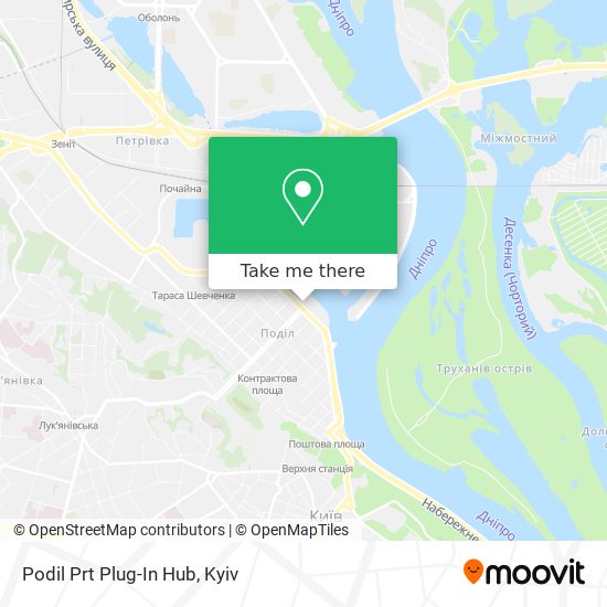 Podil Prt Plug-In Hub map