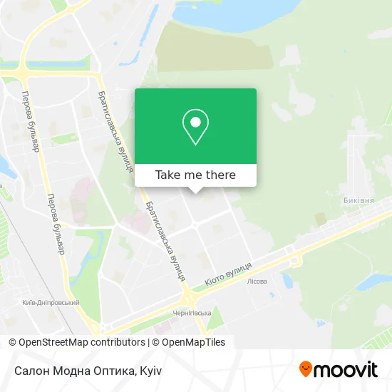 Салон Модна Оптика map