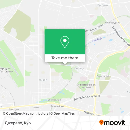 Карта Джерело