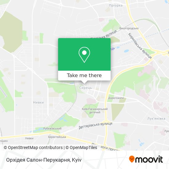 Орхідея Салон-Перукарня map